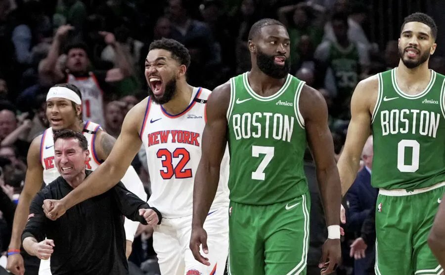 尼克斯轻取凯尔特人，戈贝尔送出助攻